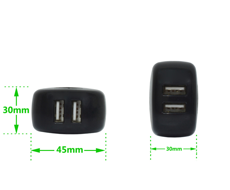 双USB CB CE认证墙充面包充电器美规欧规充电器|手机充电器|深圳华烨