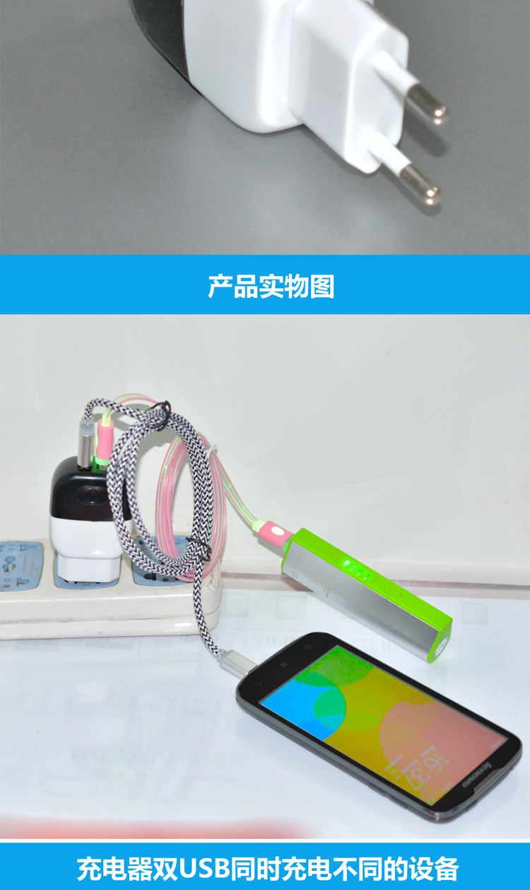 双USB CB CE认证墙充面包充电器美规欧规充电器|手机充电器|深圳华烨